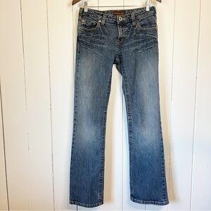 Vintage Liquid Low Rise Boot Cut Jeans. Size 5/6.